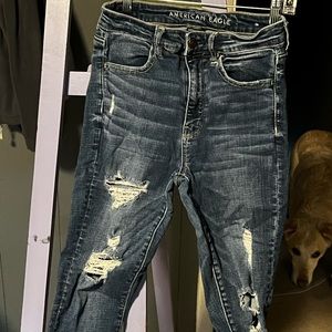 AE super hi-rise jeggings